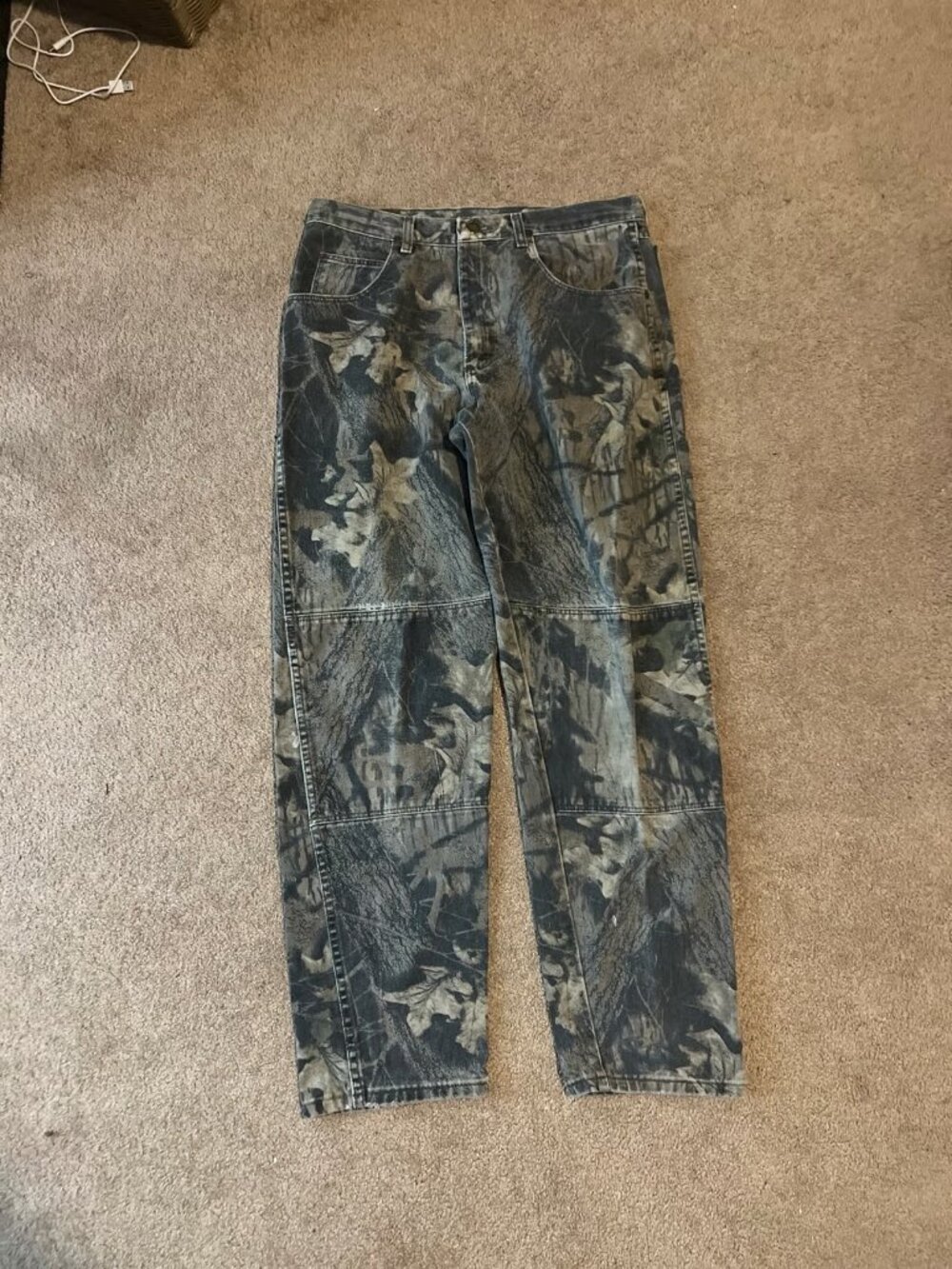 Wrangler x Mossy Oak Camo Double Knee Jeans 32x32